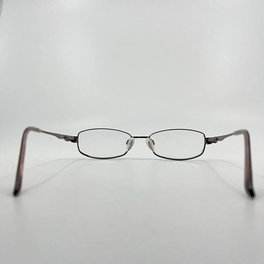 Charmant CH10885 PK silver Womens‎ Rectangle Full Rim Eyeglasses 51-17-135 H7330